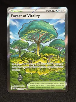 Pokemon TCG Forest of Vitality Trainer Stadium 109/088 Rare Foil 2026 Card - Image 1
