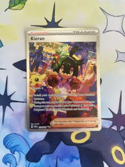 Kieran 218/167 Twilight Masquerade Pokemon Near Mint Pokemon Card - Image 1