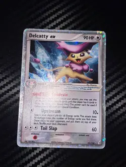 SWIRL Delcatty ex 91/100 Crystal Guardians Holo Vintage Pokemon Card TCG - Image 1