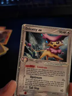 SWIRL Delcatty ex 91/100 Crystal Guardians Holo Vintage Pokemon Card TCG - Image 5