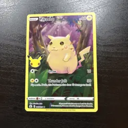 Pokemon TCG Celebrations Pikachu Holo Rare Card 005/025 25th Anniversary Edition - Image 2