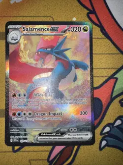 Pokemon TCG Salamence EX Journey Together Special Illustration Rare Card 187/159 - Image 1