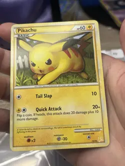 Pokemon Pikachu 16/30 HGSS Trainer Kit Non-Holo LP Card - Image 2