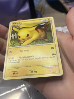 Pokemon Pikachu 16/30 HGSS Trainer Kit Non-Holo LP Card - Image 4