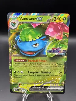 Venusaur ex (Stellar Crown Stamp) 001/142 Miscellaneous Cards & Products Holo - Image 1