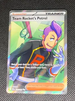 Team Rocket's Petrel 226/182 - Destined Rivals Pokemon Card - NM - Image 1
