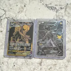 Pokemon Celebrations Foil Calyrex VMAX & Zekrom Full Art 2 Card Lot - Image 1