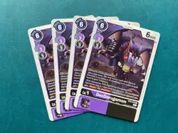 DexDorugamon BT9-075 Playset X Record Digimon Card Game x4 - Image 1