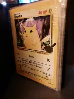 1st Partner 25th Anniversary Binder Full Set + Pikachu V Un 29 Jumbo Cards Total - Image 2