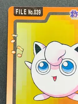 Jigglypuff NO.039 Carddass Pokemon card Japanese BANDAI Nintendo VERY RARE - Image 2