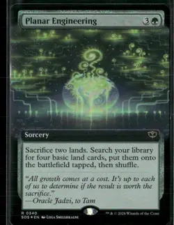 Secrets of Strixhaven #340 Planar Engineering (Extended Art) Foil - Image 1