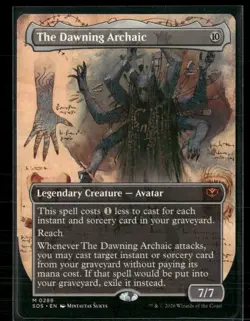 Secrets of Strixhaven #289 The Dawning Archaic (Borderless) - Image 1