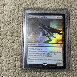 X 1 Demon of Loathing FOIL NM Theros Beyond Death 292 MTG Magic The Gathering - Image 1