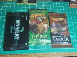 Magic The Gathering lot of 14 sealed booster packs [Collector + Play] - Image 5