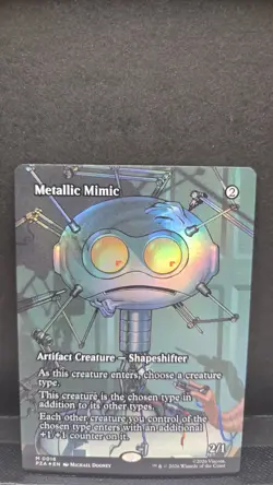 Metallic Mimic (Borderless) NM - Teenage Mutant Ninja Turtles MTG TMNT PZA #16 - Image 1