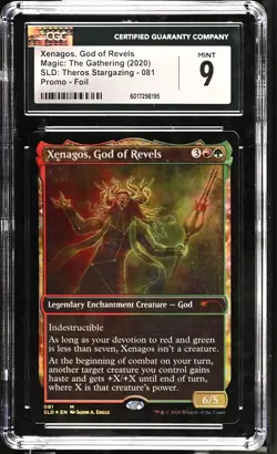 XENAGOS, GOD OF REVELS Secret Lair Foil Stargazing CGC 9 MTG EDH [Nostalgium] - Image 1