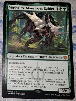 1 X VORINCLEX, MONSTROUS RAIDER - Kaldheim - NM (37) NEAR MINT - Image 1