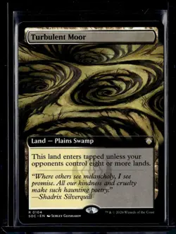 Turbulent Moor (Extended Art) - 104 - SOC - NM - MTG Magic the Gathering - Image 1