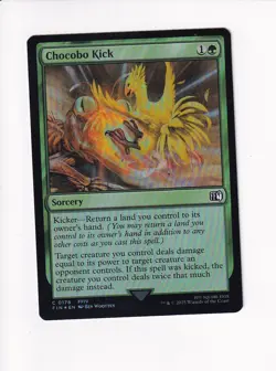 MAGIC THE GATHERING MTG FINAL FANTASY FOIL CHOCOBO KICK - Image 1