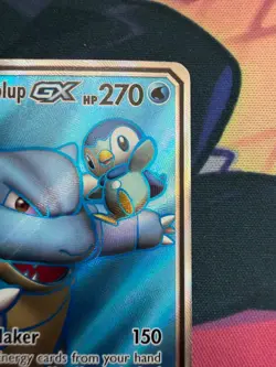 Blastoise & Piplup GX (Full Art) 214/236 Sm-Cosmic Eclipse Holo - Image 3