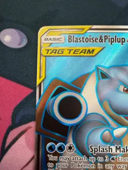 Blastoise & Piplup GX (Full Art) 214/236 Sm-Cosmic Eclipse Holo - Image 4