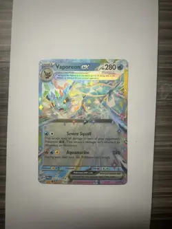 Vaporeon ex - 023/131 023/131 Holo SV: Prismatic Evolutions Pokemon NM - Image 1
