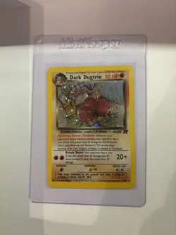 Pokemon TCG Dark Dugtrio Team Rocket 6 Holo Unlimited Holo Rare - Image 1