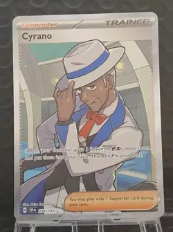 Cyrano 230/191 Ultra Rare Surging Sparks Pokemon Card TCG - Image 1