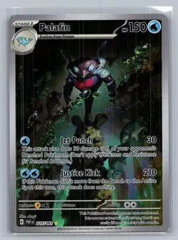 Palafin 225/091 SV: Paldean Fates Holo Illustration Rare NM - Image 1