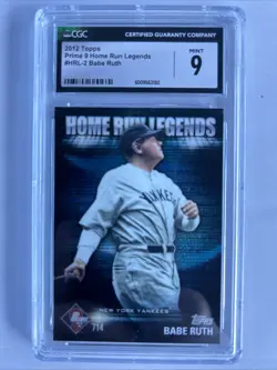 6 Card Slab Lot Ruth Tiger Woods Ohtani PSA CGC Beckett NFL MLB HOF Stars - Image 2
