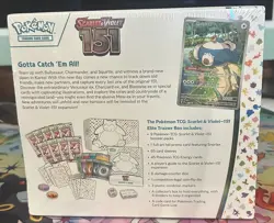 Pokemon 151 ETB Scarlet & Violet Elite Trainer Box TCG Cards, Sealed 820650853159 - Image 2