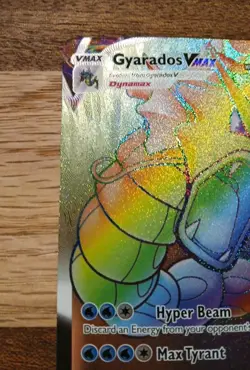 Pokemon Gyarados VMAX Secret Rare Holo Evolving Skies 207/203 330 HP - Image 3