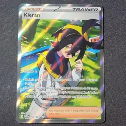 Pokemon TCG- Kieran - 206/167 - SV06: Twilight Masquerade (TWM) Ultra Rare - Image 1