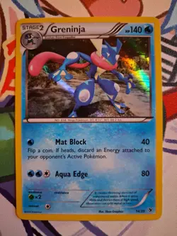 Pokemon TCG Greninja 14/39 Holo Lightly Played - Image 1