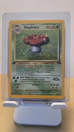 Vileplume 15/64 Pokemon TCG Jungle Holo 1st Edition- Holo Rare- NM/ Mint - Image 1