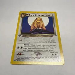 Pokemon Dark Ursaring 1st Edition Neo Destiny 21/105 NM+ WOTC Vintage - Image 5