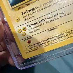 1999 CGC 10 GEM MINT Pikachu # 4 WB Movie WOTC Black Star Promo - Image 4