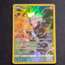 Pokemon Pikachu TG05/TG30 Full Art Holo Ultra Rare Lost Origin Trainer Gallery - Image 1