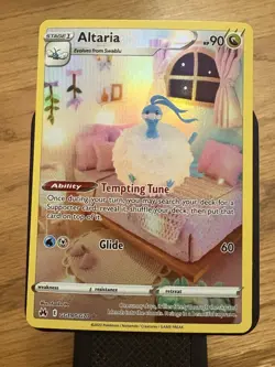 Altaria GG19/GG70 Crown Zenith Full Art Ultra Rare Holo Pokemon Card NM - Image 1