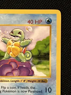 Pokemon Squirtle 63/102 Base Set (Shadowless) (Never Played) *Near Mint* - Image 4