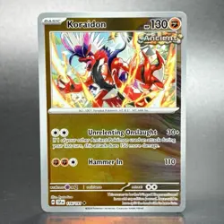 Pokemon Scarlet & Violet: Surging Sparks #116/191 Koraidon Reverse Holofoil - Image 1