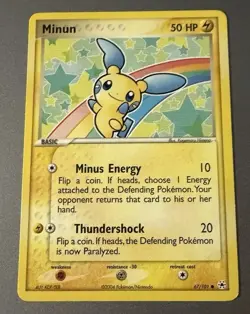 Minun 67/101 Hidden Legends Regular 2004 Pokemon Card - Image 2