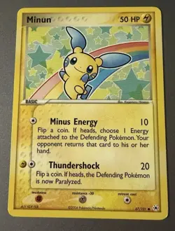 Minun 67/101 Hidden Legends Regular 2004 Pokemon Card - Image 4