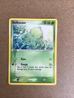 Pokemon TCG Bulbasaur EX FireRed & LeafGreen 55/112 Regular Common - Image 1