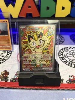 Meowth ex 121/088 Special Illustration Rare - Perfect Order SIR Pokemon NM - Image 1