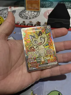 Meowth ex 121/088 Special Illustration Rare - Perfect Order SIR Pokemon NM - Image 2