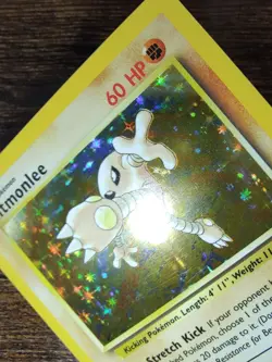 Pokemon Fossil Holo Rare Hitmonlee 7/62 - Image 2