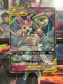 Pokemon Gardevoir & Sylveon GX Tag Team 130/214 Unbroken Bonds NM/LP - Image 1
