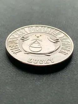 Chansey NO.113 Pokemon Battle Coin Medal 1997 Japan Pokemon RARE Nintendo Silver - Image 4