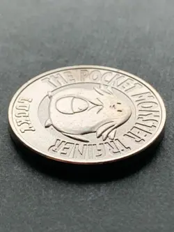 Chansey NO.113 Pokemon Battle Coin Medal 1997 Japan Pokemon RARE Nintendo Silver - Image 5